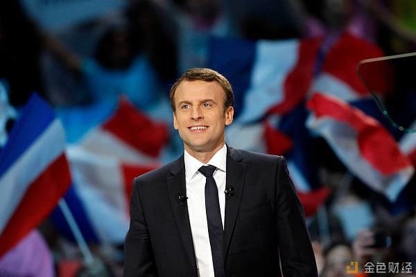 French Presidential Candidate Emmanuel Macron Holds Campaign Rally